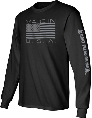 Gadsden and Culpeper- Men's Made in USA Print Longsleeve T-Shirt